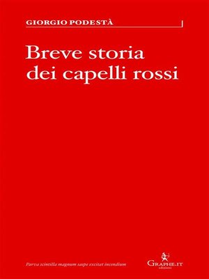 cover image of Breve storia dei capelli rossi